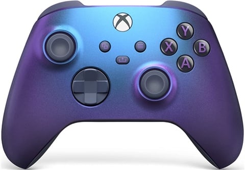Manette Officielle Microsoft Xbox One / Series X|S Filaire - Édition Stellar Shift (Noir/Effet Galactique) - Occasion